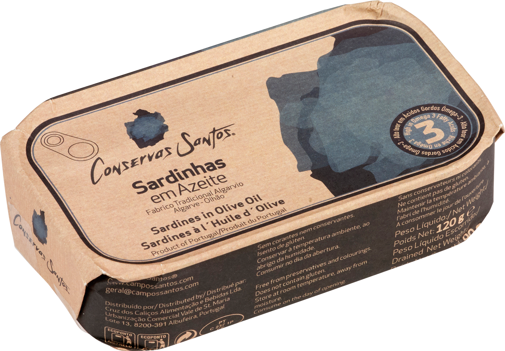 Sardinhas em Azeite (in Olivenöl) – Conservas Santos