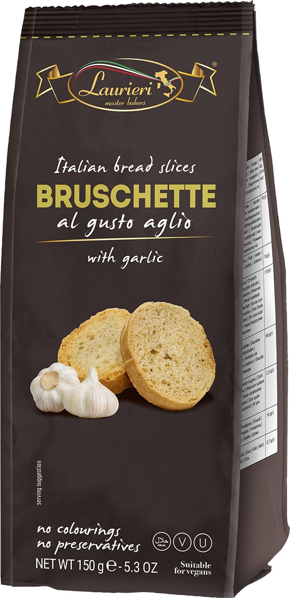 Bruschettine con Aglio – Laurieri